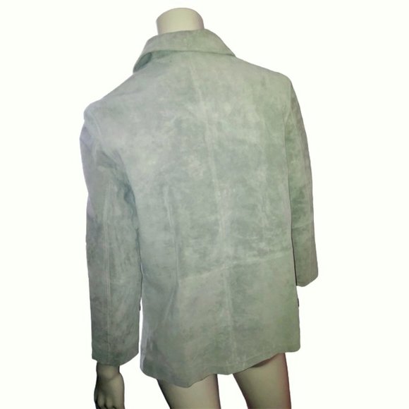 Machine washable Monterey Bay suede women's jacket NWT Size 4P - Picture 4 of 11